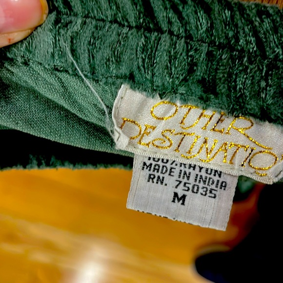 Vintage Other Destination deep sage green maxi skirt - Picture 5 of 5